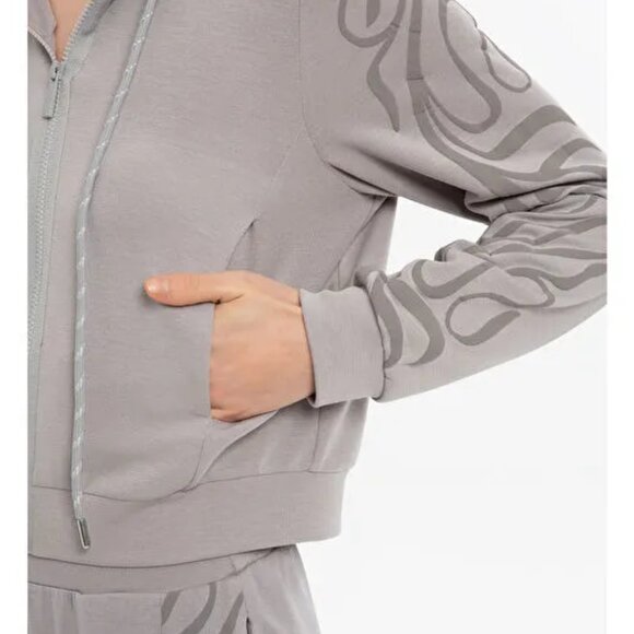 Jacket with Printed Sleeves - Picture 4 of 4